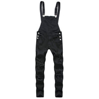 Men'S Casual Jeans Pluse Size Denim Strap Jean Jumpsuit Loose Fitting Sleeveless Casual Feminino Overalls Dungarees Playsuit