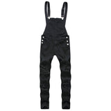 Men'S Casual Jeans Pluse Size Denim Strap Jean Jumpsuit Loose Fitting Sleeveless Casual Feminino Overalls Dungarees Playsuit