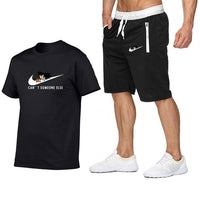 2019 Newest design Cotton Funny T Shirts O-Neck T-shirt +Shorts Suit Men Fashion Dragon Ball Goku Print T shirt Casual Men's Set