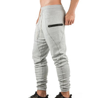 Men's Multi Pocket Sweat Pants 2 in 1 Joggers Men Track Pants Streetwear Built-in Pocket Zipper Sports Trousers Fitness Bottoms