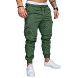 2019 Hot Men's Joggers Pants Fashion Autumn Mens Sweatpants Solid Color Pocket Camoufage Trousers Casual Long Slim Outwear Pants