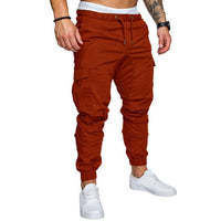 2019 Hot Men's Joggers Pants Fashion Autumn Mens Sweatpants Solid Color Pocket Camoufage Trousers Casual Long Slim Outwear Pants