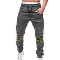 2019 Hot Men's Joggers Pants Fashion Autumn Mens Sweatpants Solid Color Pocket Camoufage Trousers Casual Long Slim Outwear Pants