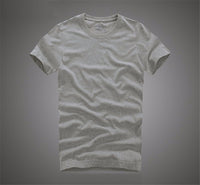 Men tshirt 100% cotton solid color O-Neck short sleeve t shirt male high quality anjoyfitch