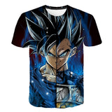 Dragon Ball Z Men's Summer T-shirts 3D Printing Super Saiyan Kid Black Zamasu Vegeta Jiren Dragonball T Shirt Tops Tees