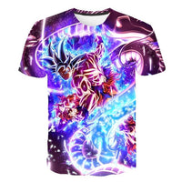 Dragon Ball Z Men's Summer T-shirts 3D Printing Super Saiyan Kid Black Zamasu Vegeta Jiren Dragonball T Shirt Tops Tees