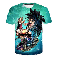 Dragon Ball Z Men's Summer T-shirts 3D Printing Super Saiyan Kid Black Zamasu Vegeta Jiren Dragonball T Shirt Tops Tees