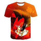 Dragon Ball Z Men's Summer T-shirts 3D Printing Super Saiyan Kid Black Zamasu Vegeta Jiren Dragonball T Shirt Tops Tees