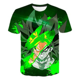 Dragon Ball Z Men's Summer T-shirts 3D Printing Super Saiyan Kid Black Zamasu Vegeta Jiren Dragonball T Shirt Tops Tees