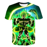 Dragon Ball Z Men's Summer T-shirts 3D Printing Super Saiyan Kid Black Zamasu Vegeta Jiren Dragonball T Shirt Tops Tees