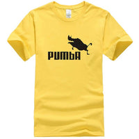 2019 funny tee cute t shirts homme Pumba men short sleeves cotton tops cool tshirt lovely kawaii summer jersey costume t-shirt