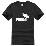 2019 funny tee cute t shirts homme Pumba men short sleeves cotton tops cool tshirt lovely kawaii summer jersey costume t-shirt